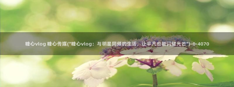 糖心vlog诈骗：糖心vlog 糖心传媒