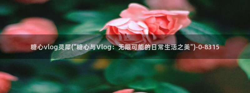 糖心糖心vlog